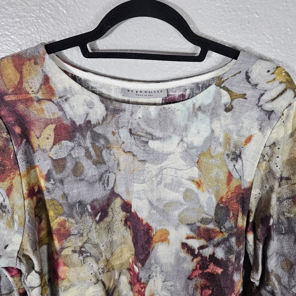 Bryn Walker Linen Pullover Size M - Picture 2 of 10